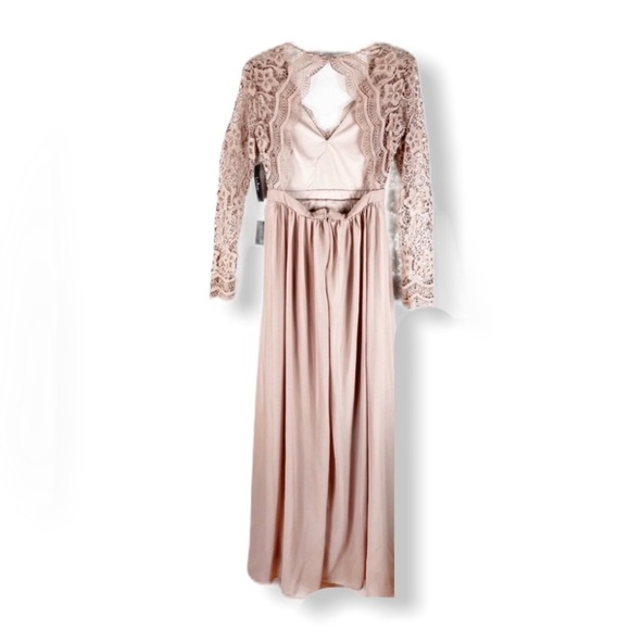 [Lulus] NWT Awaken My Love Lace Maxi Dress - Picture 9 of 9